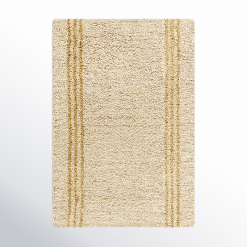 Tapis à poil long en laine Keynsham, Rectangle 9 pi x 12 pi