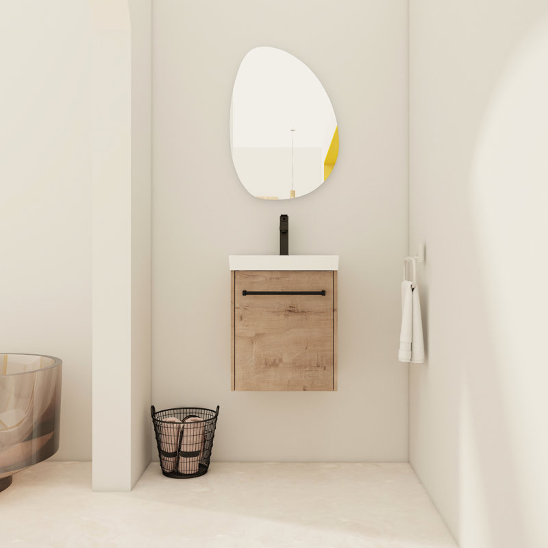 Meuble-lavabo flottant 18 po Modern