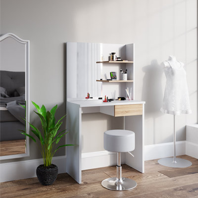 Aali Dressing Table with Mirror