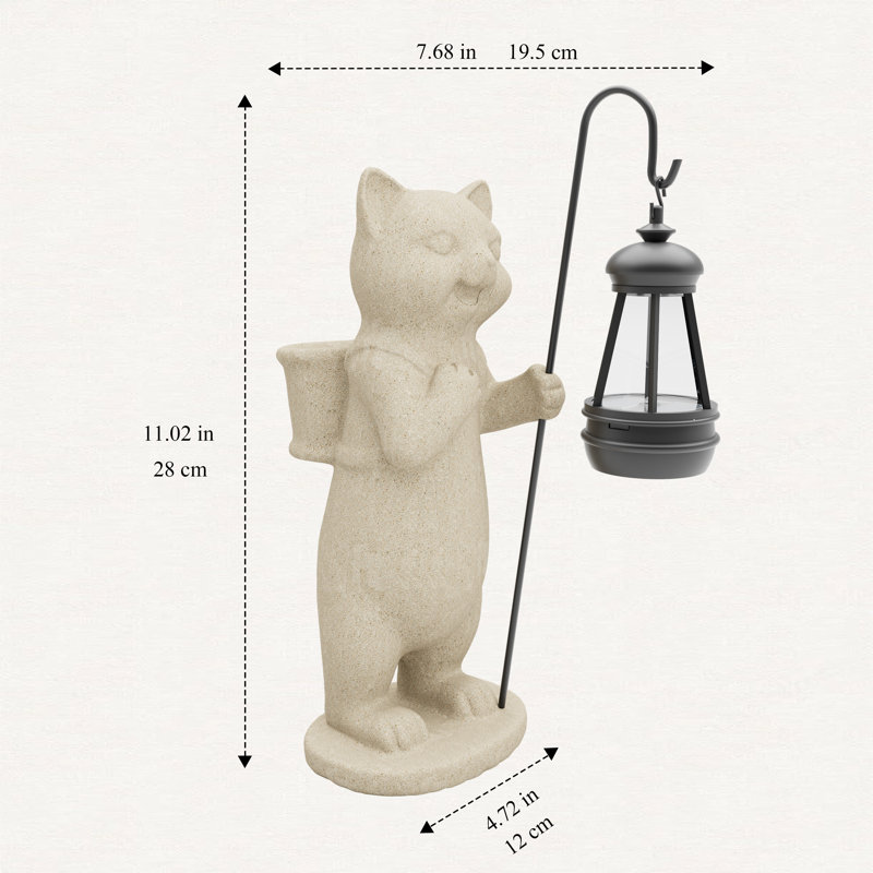 Resin Garden Statue, Beige