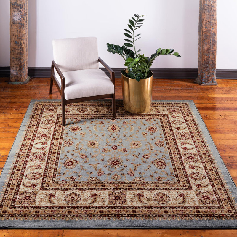 Niles Floral Indoor Rug, Square 6'1"