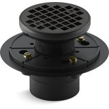 Round Design 3" Grid Shower Drain