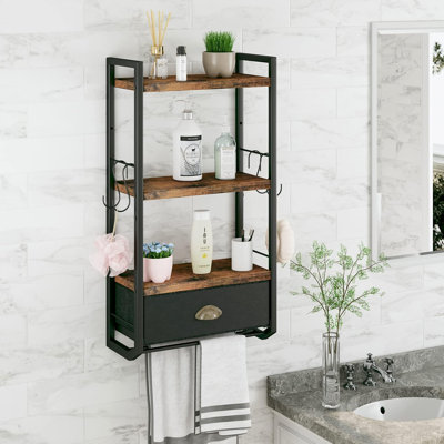 3 Tier Bathroom Towel Rack Shelf