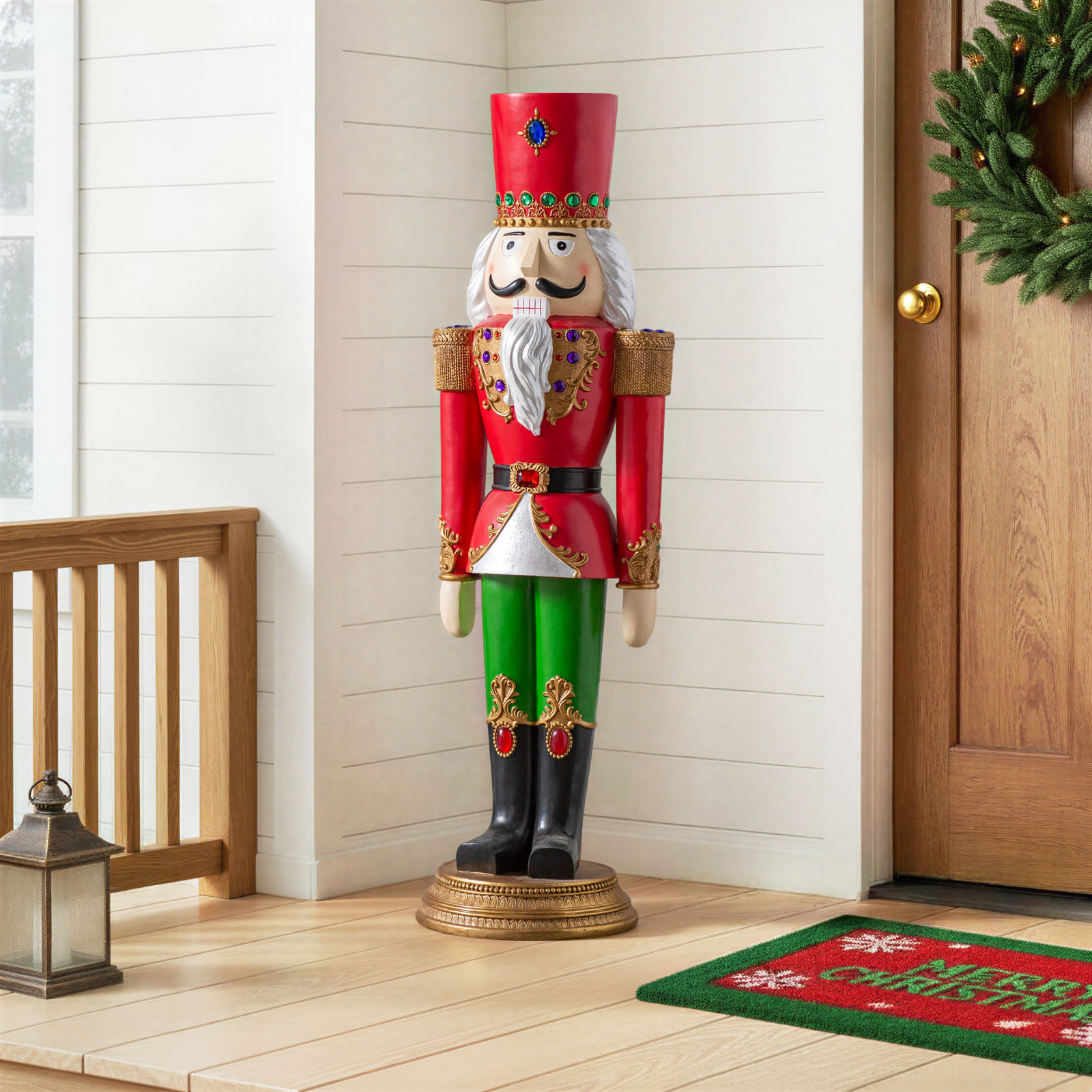 55" Regal Outdoor Nutcracker Statue