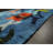 Yanique Hand Tufted Rectangle 3' x 5' Cotton/Polyester Area Rug in Blue/Black/Red/Green