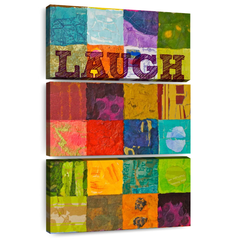 Laugh Patchwork, 57" H x 36" W