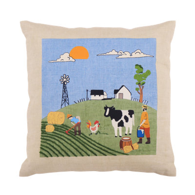 Landscape Pillow Cover 20x20 Inch