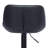 Henry Gas Lift Armless Black Faux Leather Barstool-black (set Of 2)-300724839