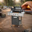 Barbecue au propane en acier inoxydable à 4 brûleurs avec brûleur latéral et couvercle, barbecue extérieur-138023054