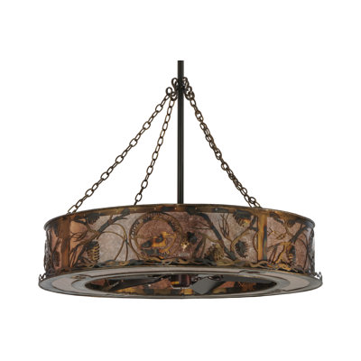 Rustic Lodge 16 - Light Chandelier