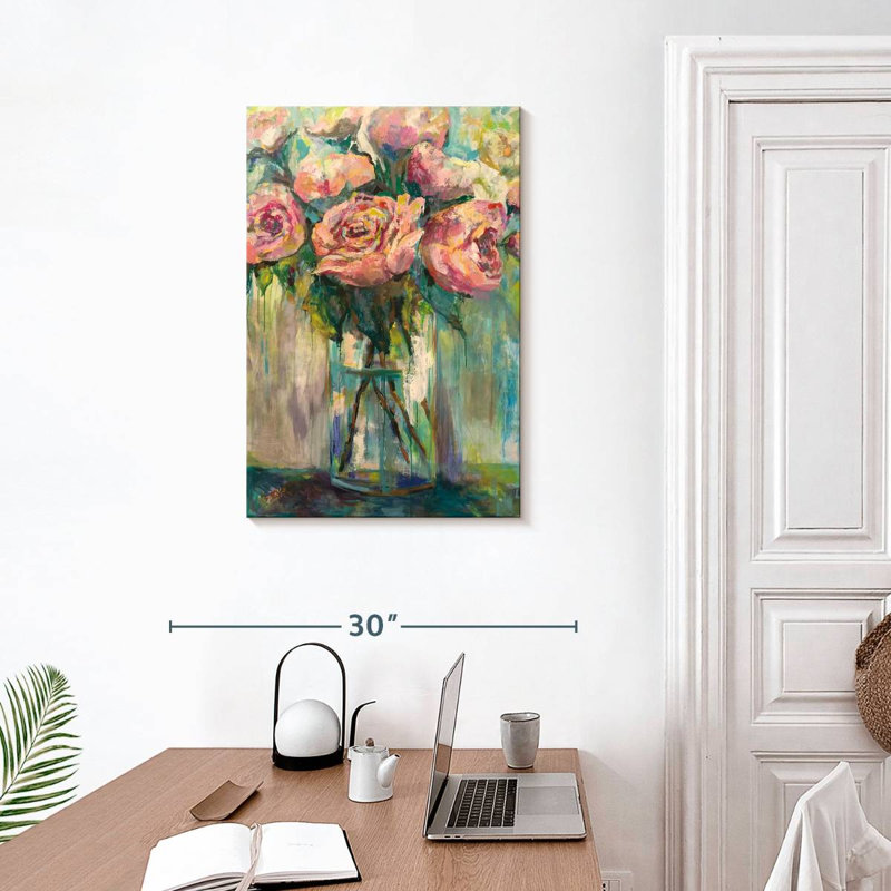Harnek Peony Play, 30" H x 20" W