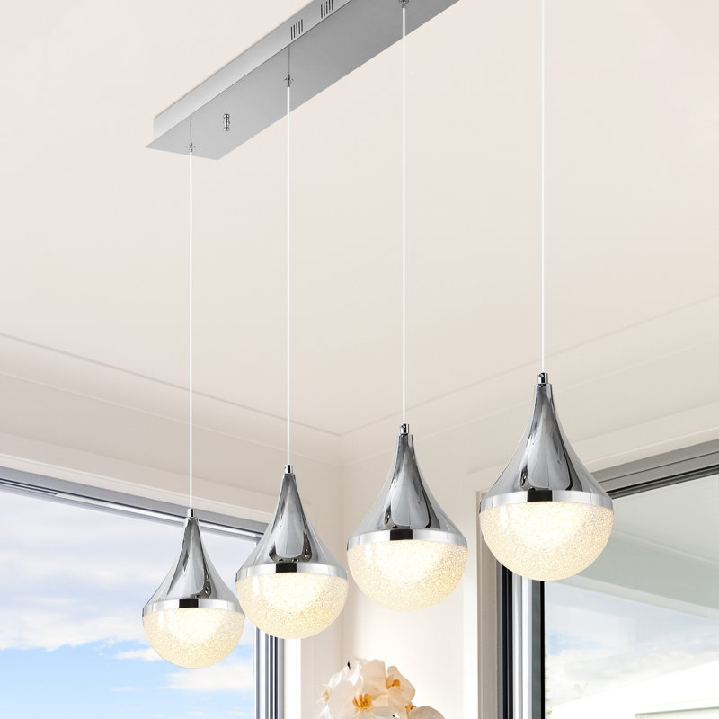 Wyers 1 - Light Chrome LED Pendant