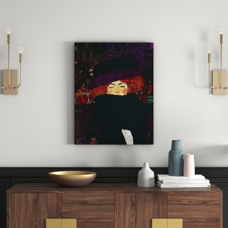 Gustav Klimt - Wrapped Canvas Painting, 80cm H x 60cm W x 1.8cm D