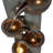 Daemien Weather Resistant Cascade Fountain with Light