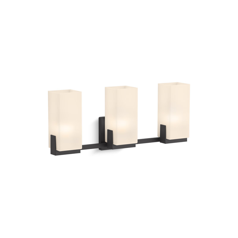 Honesty Three-Light Sconce, Matte Black