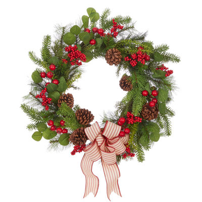 Handcrafted Faux 25'' Wreath