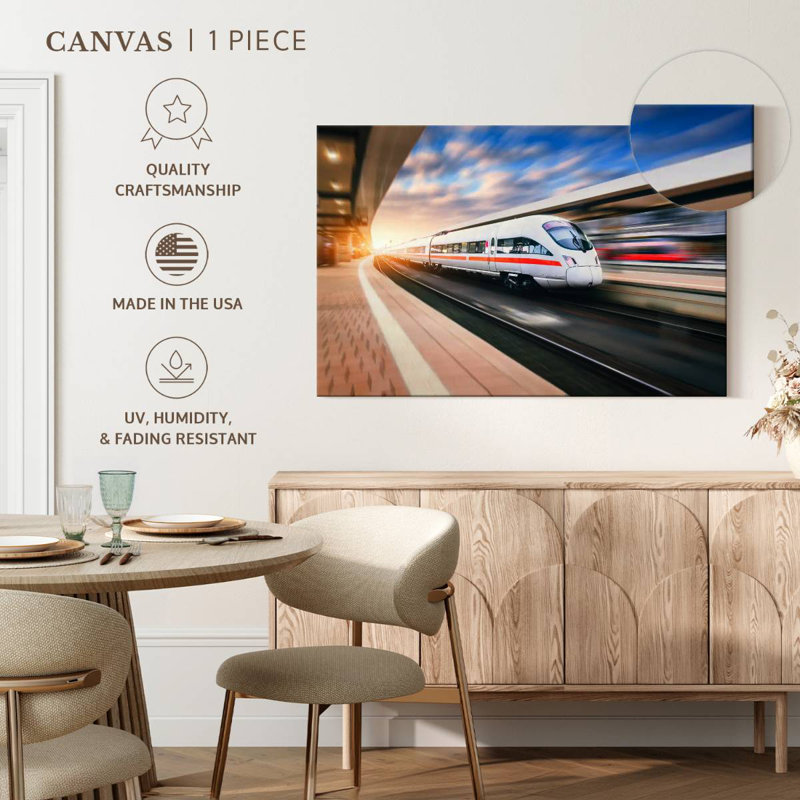 Mehar High Speed Train, 34" H x 51" W