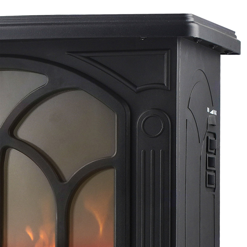 Comfort Glow Freestanding Electric Fireplace Stove Heater, Heat Up To 750 Sq Ft - ES4195