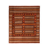 One-of-a-Kind 3'11" X 4'6" Hand Knotted Area Rug