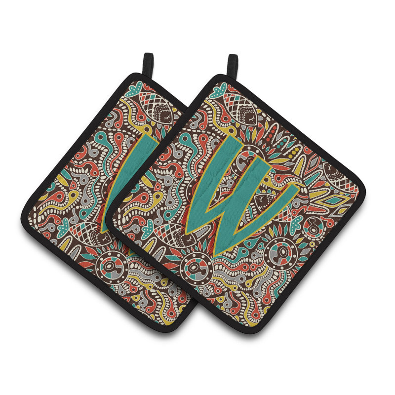 Cuisinier poignée tribal rétro, W