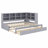 Multifunctional Daybed with LED Light & Storage Drawers-219729401