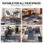 Tapis bleu / ivoire / gris à motif géométrique Damarus-1487558362