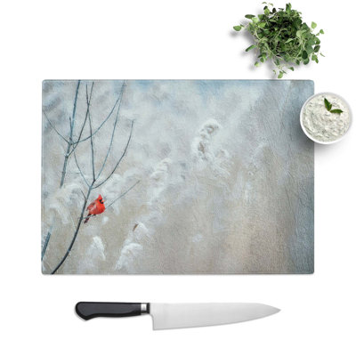 Tempered Glass Bird Chopping Board
