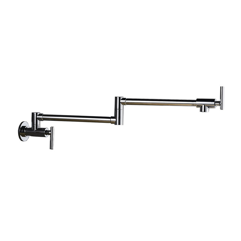 Wall Mounted Pot Filler, Brushed Nickel