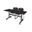 Table de nidification Nickilis, 2 chaises empilables Zeng-32668113-32668092