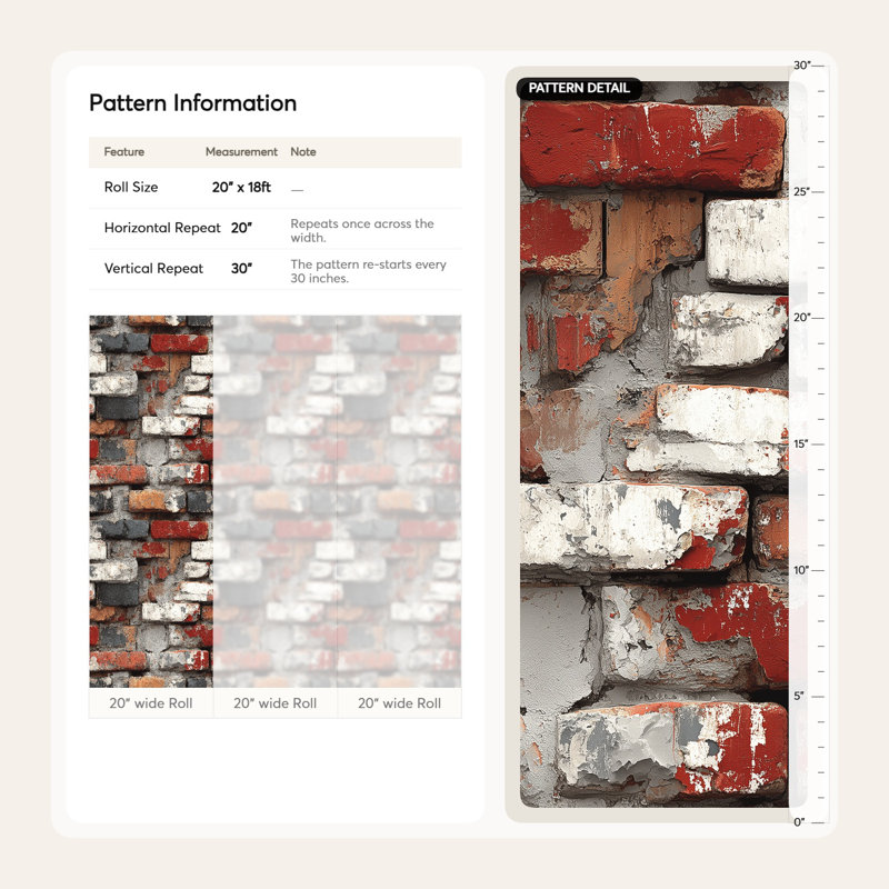 Papier peint mural Brick