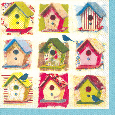 Serviette Birdhouse