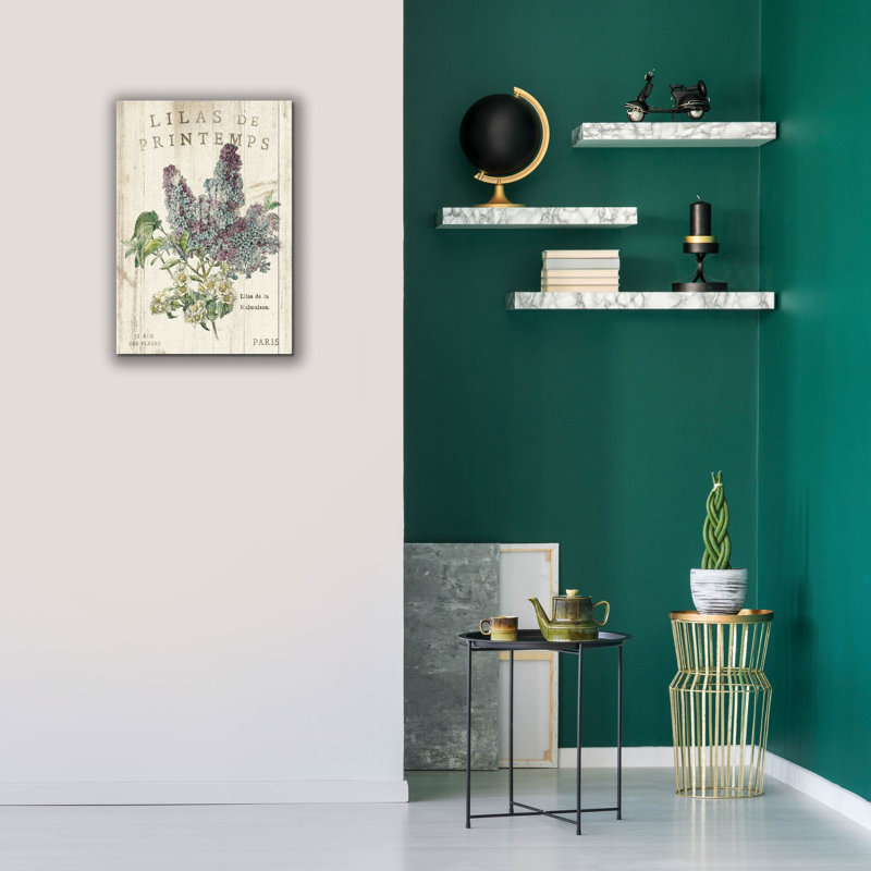 «Lilas de Printemps» par Sue Schlabach, estampe numérique sur toile, L 18 po x H 26 po