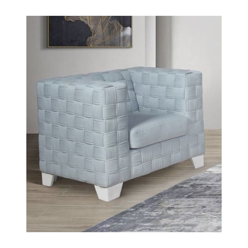 Chaise d'appoint rembourrée Konnor