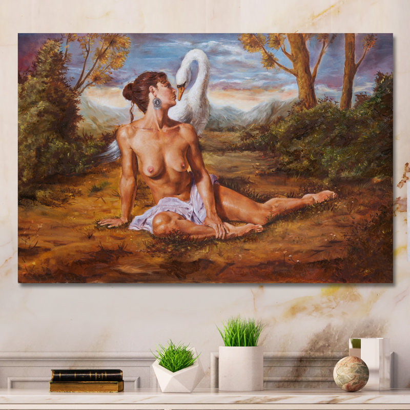 «Italian Italian», portrait de Giovane Donna - Impression sur toile, H 8 po x l 12 po x P 1 po, Toile tendue