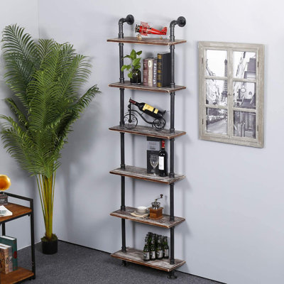 Gunas 6 Piece Pine Tiered Shelf