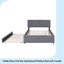 Lit plateforme tapissier avec lit gigogne double Teddy-1923754791-1923754790