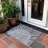 Washable Abstract Indoor / Outdoor Rug-1357762471