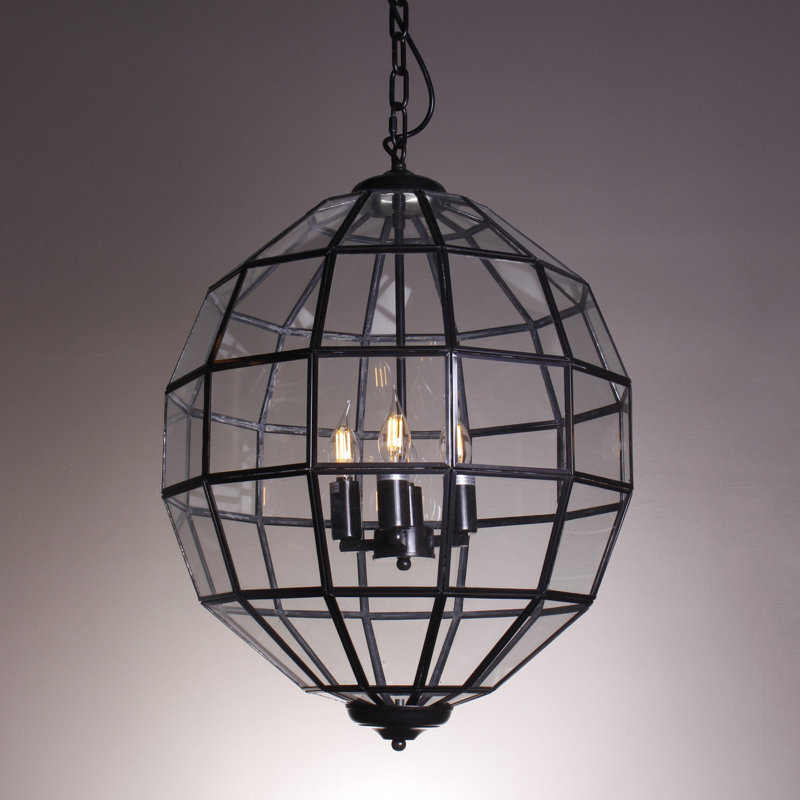 Samara 4 - Light Dimmable Globe Chandelier