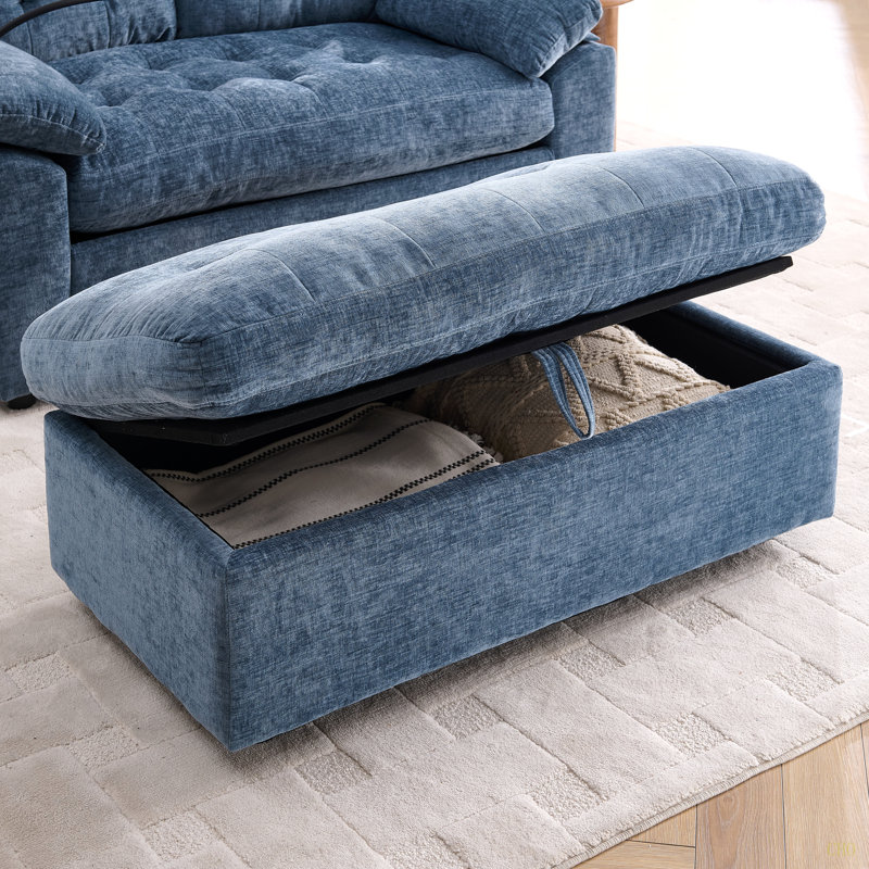 Fauteuil de loisir, fauteuil inclinable double, dossier réglable manuellement, accoudoirs rembourrés, port de charge USB latéral et support pour téléphone, livré avec un repose-pieds de rangement assorti