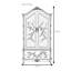 Armoire classique pastorale bleue et blanche