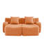Canapé doux en tissu désossé, conception antidérapante, chaise longue d'assemblage, accoudoirs incurvés, support ergonomique, éponge à haute densité 32D, pour les salons-249572319