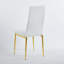 L'ensemble de salle à manger de style Mid-Century avec table en verre et pieds en métal, parfait pour 4 à 6 personnes, comprend une table de bout et une table basse-1578108738-1578108796
