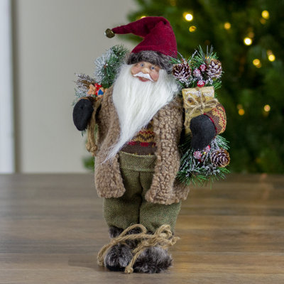 Figurine de Noël 12 "avec cadeau de Noël