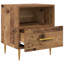 40cm W Manufactured Wood Bedside Table