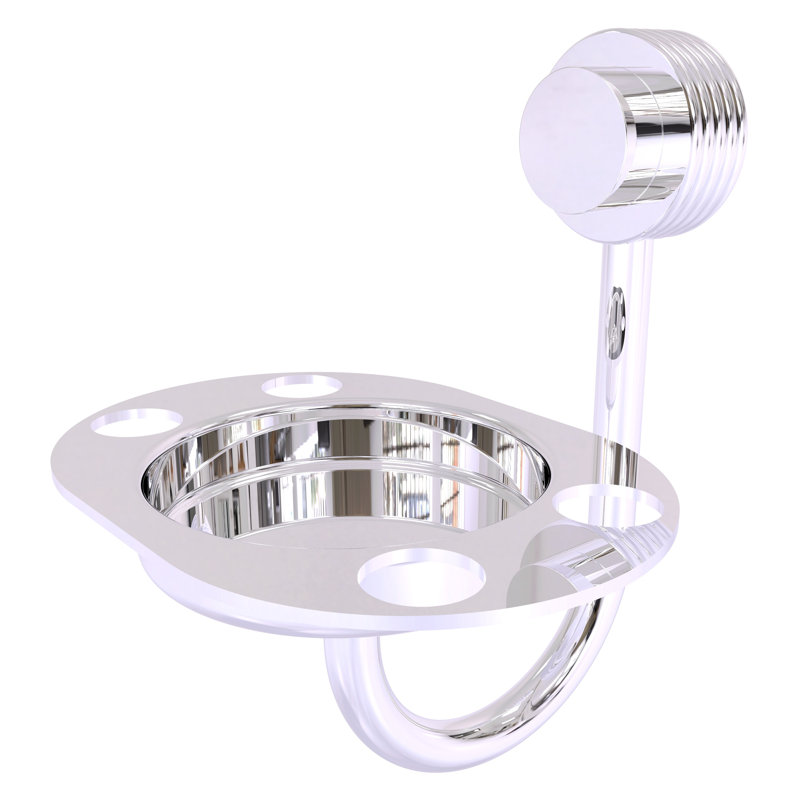 Porte-brosse à dents & culbuteur Venus, Chrome poli