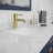 Avery 48 " W Freestanding Standard Free Standing Single Double Single Vanity Bathroom Vanity With Stone Top-41604520-80201122