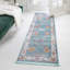 Tapis transitionnel de couleur turquoise et bleu Marvella-1603226698