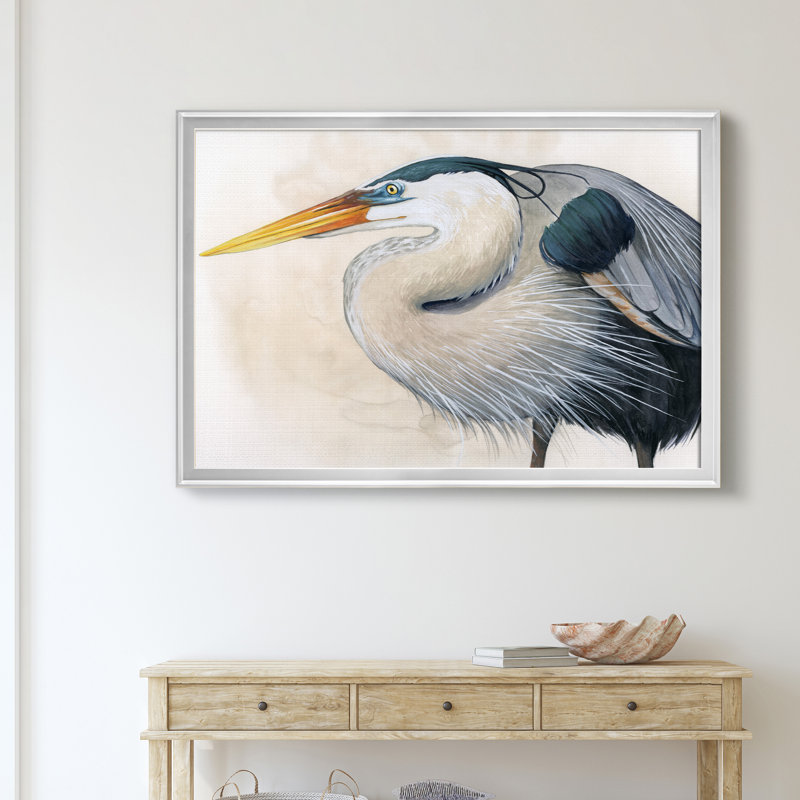 «Blue Hunter I», impression sur toile encadrée, Argent, H 22,5 po x l 30,5 po x P 1,5 po