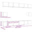 Unfinished Floating Entertainment Centre for TVs up to 88"