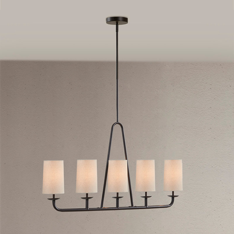 Lustre linéaire à 5 lumières